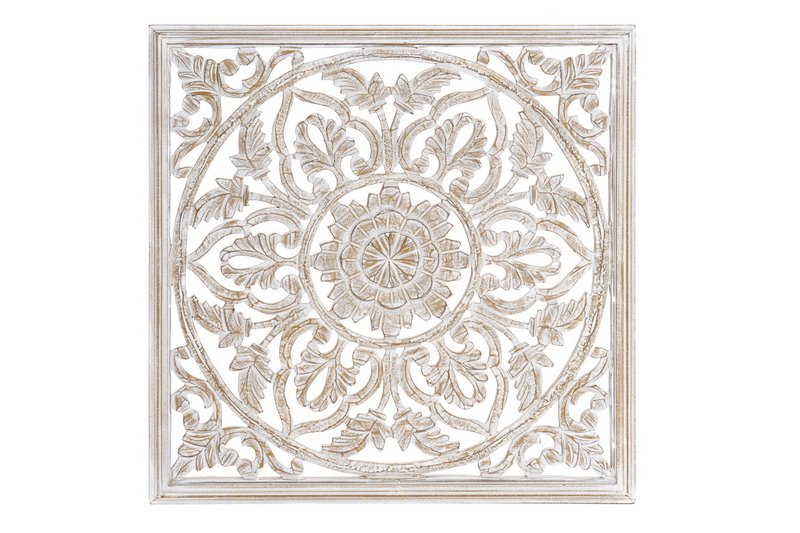 DECORACION PARED MDF 60X2X60 MANDALA TALLADO DP201212