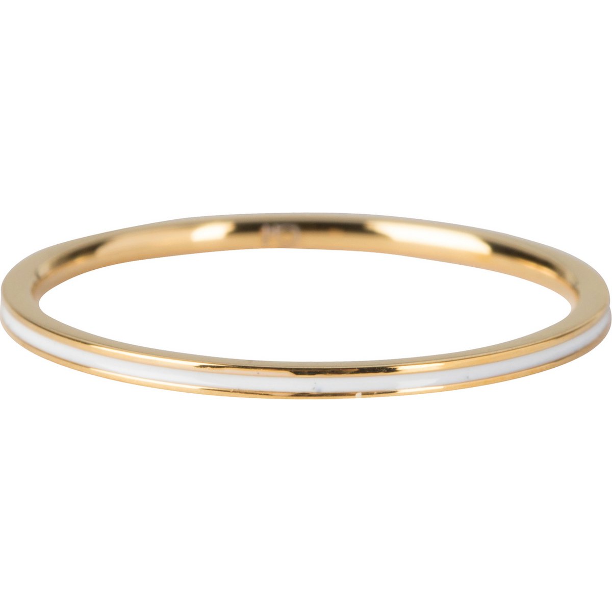 R697 Petite Gold Stal Biała Emalia