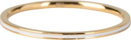 R697 Petite Gold Stål Hvid Emalje