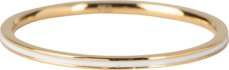 R697 Petite Gold Acero Blanco Esmalte