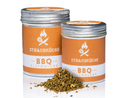 "BBQ spice mix 'KLITMØLLER' - a versatile seasoning blend for grilling and barbecuing. Contains a mix of spices, herbs, and seasonings to enhance the flavor of meats, vegetables, and more."