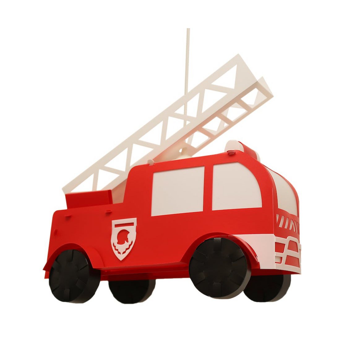 LAMPADA A SOSPENSIONE PER BAMBINO DEL CAMION DEI POMPIERI