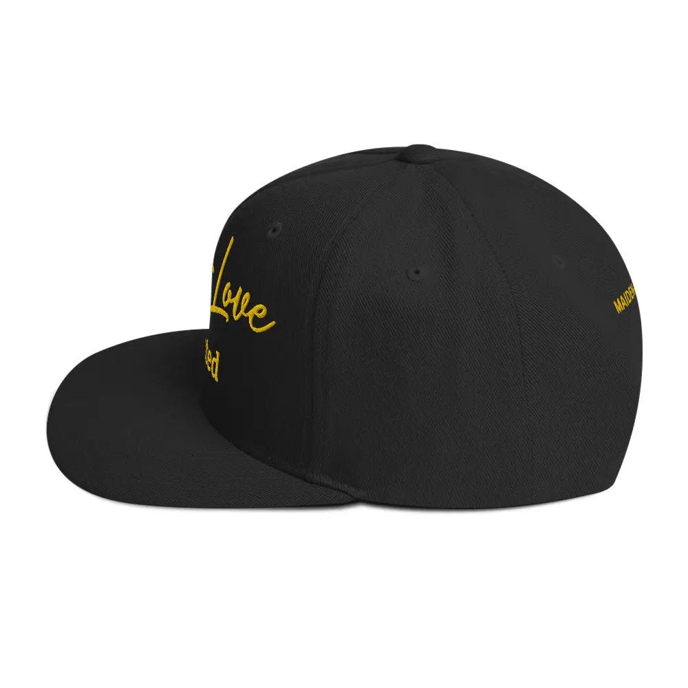 Chapeau Snapback Self Love Addicted avec broderie