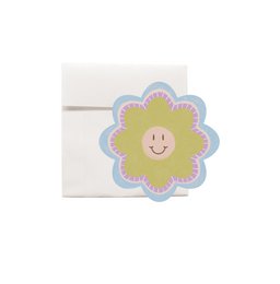 Mini tarjeta de felicitación flores mueren