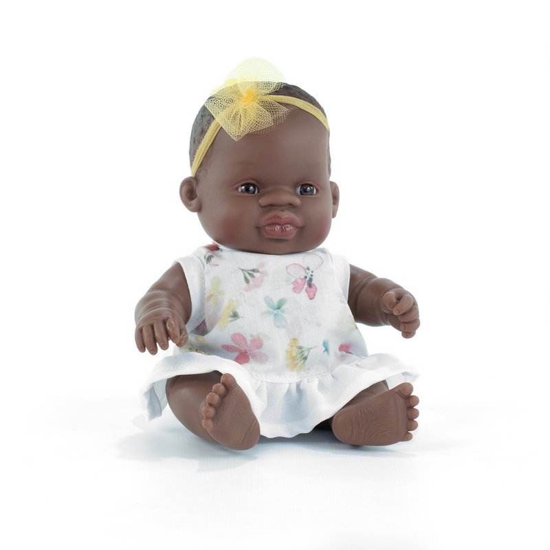 Baby doll Niña Africana 21cm