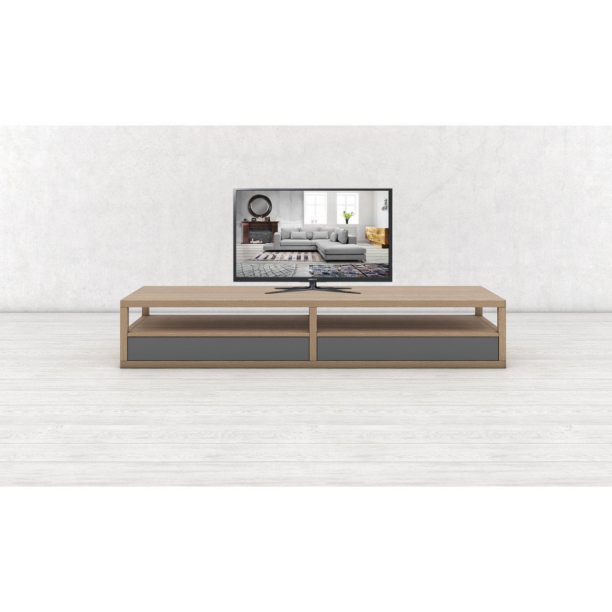 Minimalist tv table Sendai Large
