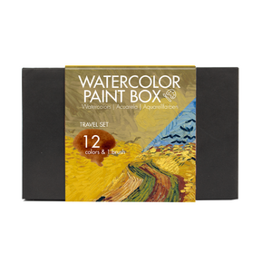 Aquarell-Set, Van Gogh, Weizenfeld mit Krähen
