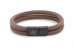 Touw armband 12mm - Caesar collectie | Editie zwart