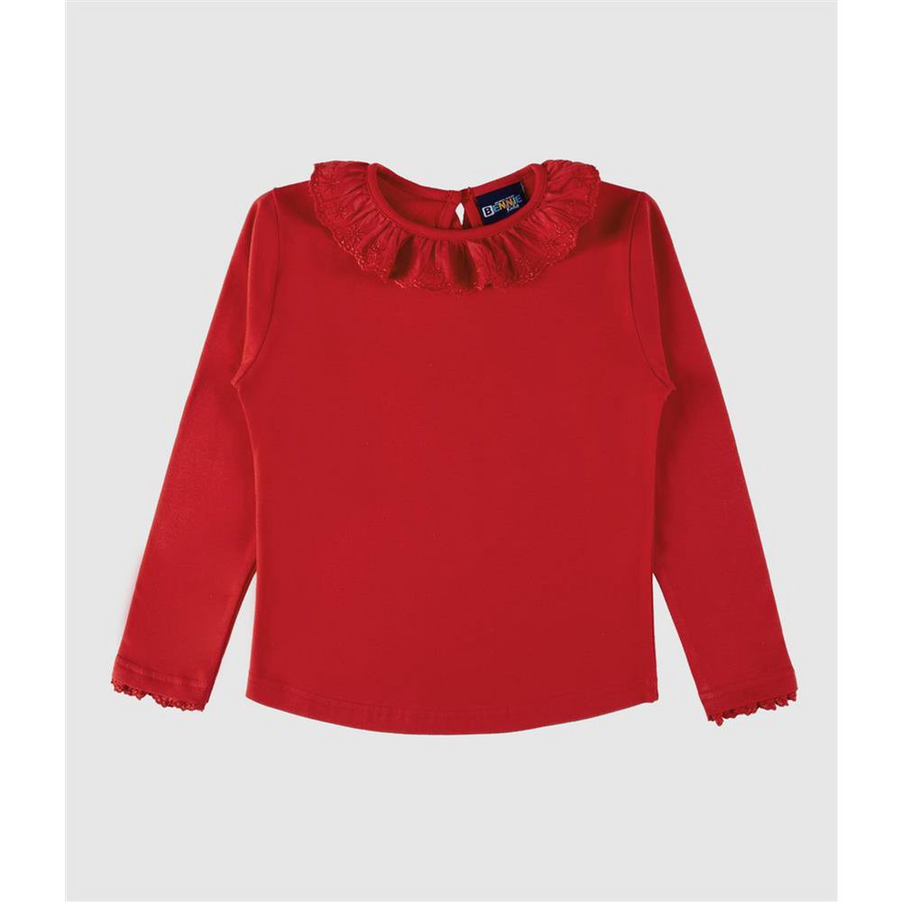 Girls’ Embroidered Sweatshirt – Lace