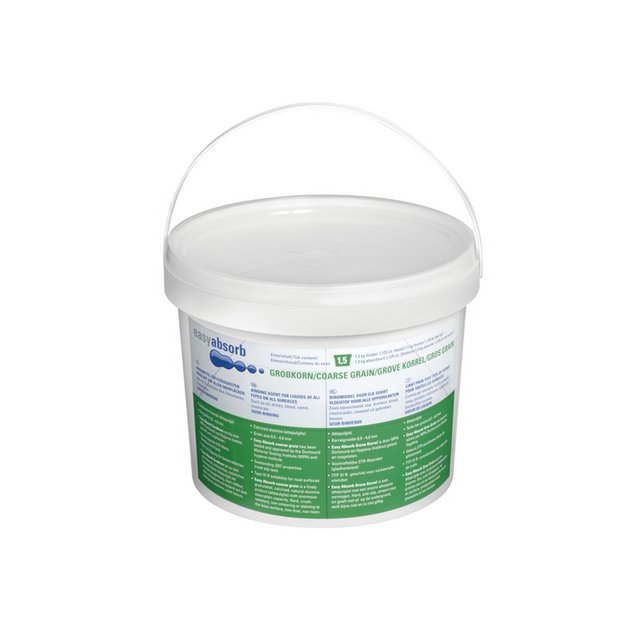 Binder Easy Absorb groft korn, til alle typer væsker/overflader 1,5 liter