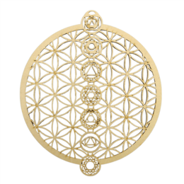 MDF Grid Flower Of Life & 7 Chakras