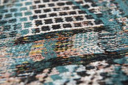 Dywan Eco - Zemmuri Blue - Dywan brązowo-niebieski