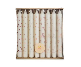 By Kimmi dinerkaarsen - Giftbox Love - 1 tray - 8 kaarsen