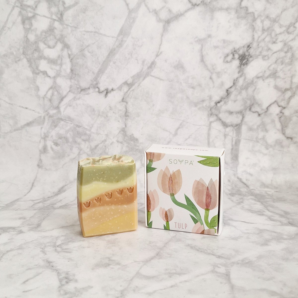 Jabón artesanal Tulp | Mandarina, neroli y lavanda