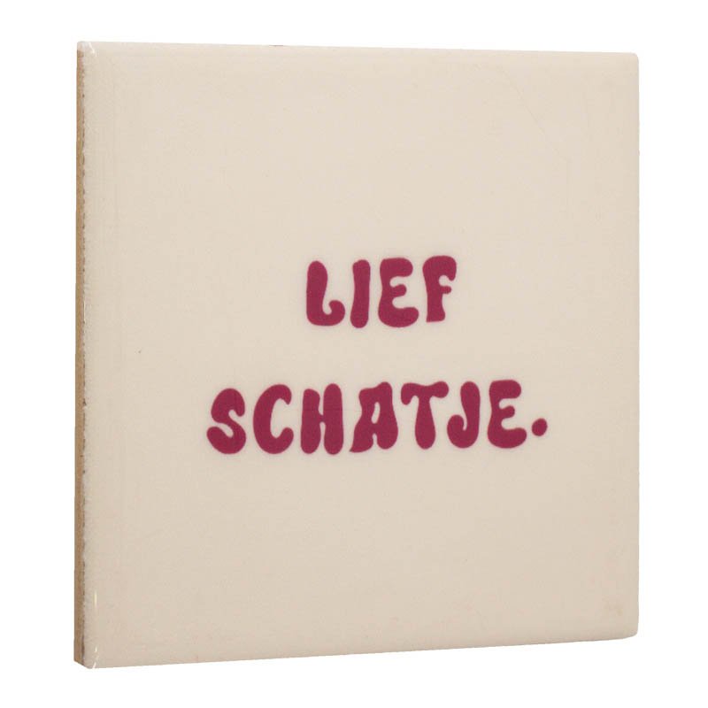 Tegeltje - Lief schatje