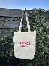 Langlebige Einkaufstasche mit Reißverschluss - Nomoreplastic - gute Stimmung