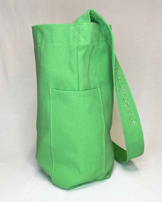 Mira Canvas Taske - Summer Green