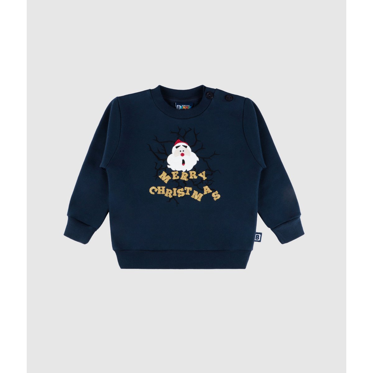 Baby Merry Christmas Embroidered Sweatshirt