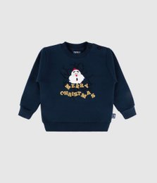 Baby Merry Christmas Embroidered Sweatshirt
