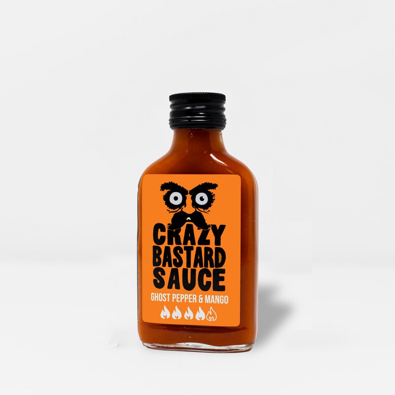 Salsa piccante Crazy Bastard - Ghost Pepper & Mango 100ml