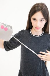 Shoulder bag - Cherry iridescent Cherry