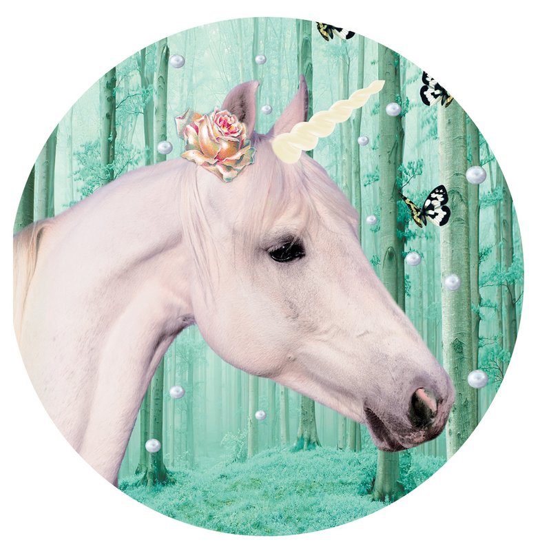 Stickersetje Unicorn Groen