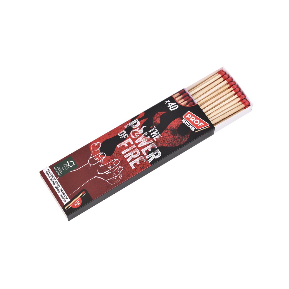 PROF Matchbox POWER MATCHES 200mm x1x40 - DL-24
