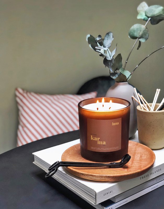 luna | calming lavender + patchouli refillable candle