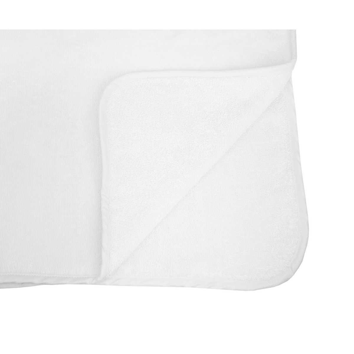 Baby Poncho, White, 450 gr, 55 x 55 cm