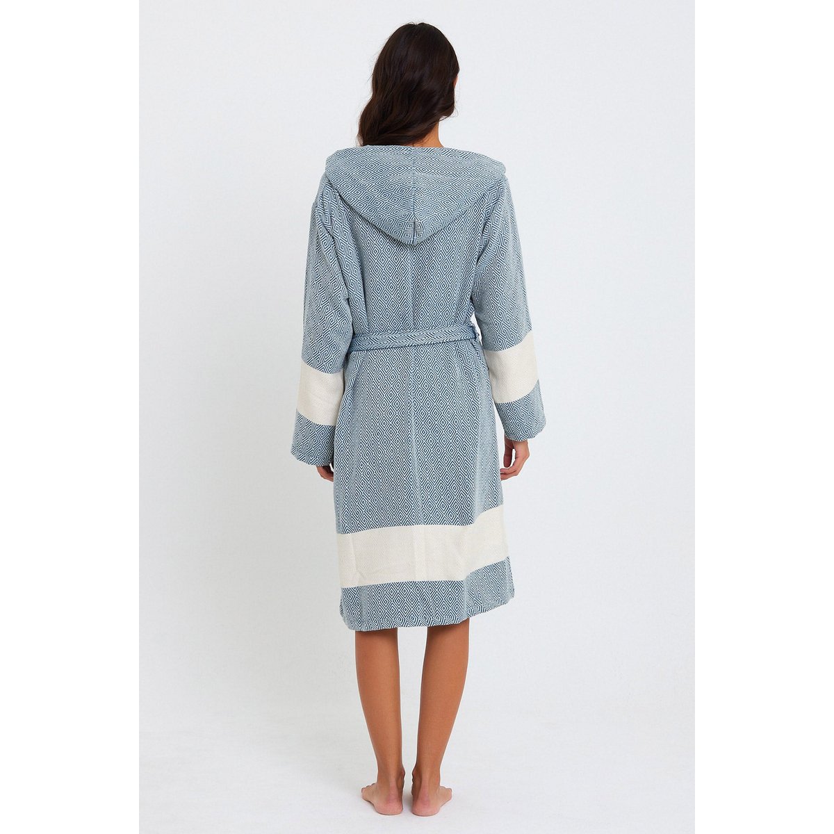 Diamond Bathrobe - Petrol