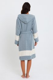 Diamond Bathrobe - Petrol