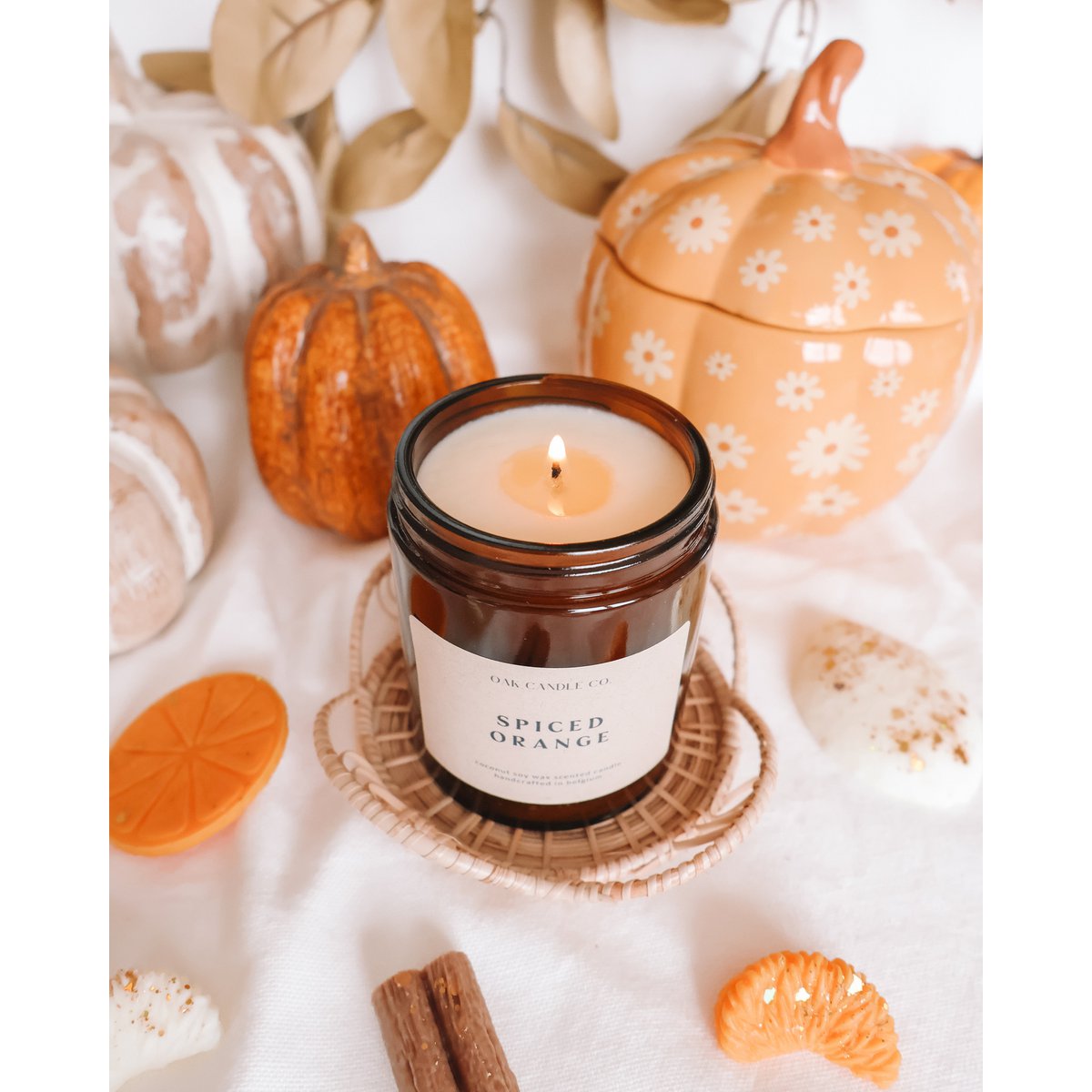 Spiced Orange Amber Jar Candle