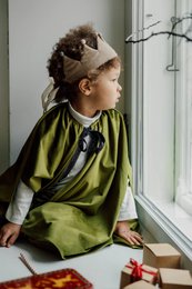 Corona per bambini TISU, tortora