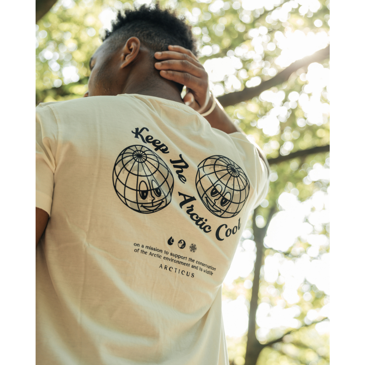 T-shirt Keep it Cool - Bianca - Regalo unisex