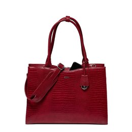 Midi Croco Burgundy 14"
