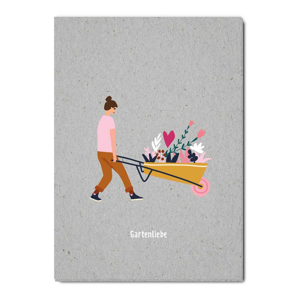 Gartenliebe, Postkarte