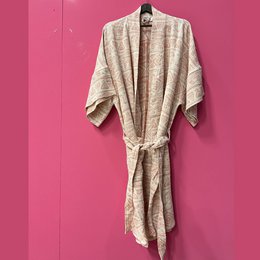 Albornoz tipo kimono de gasa de algodón