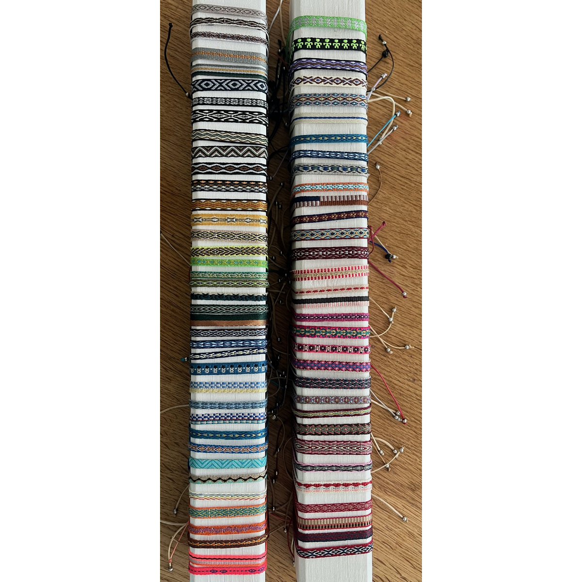 woven bracelet set of 10