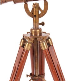 Telescoop met statief 47 cm - Bruin