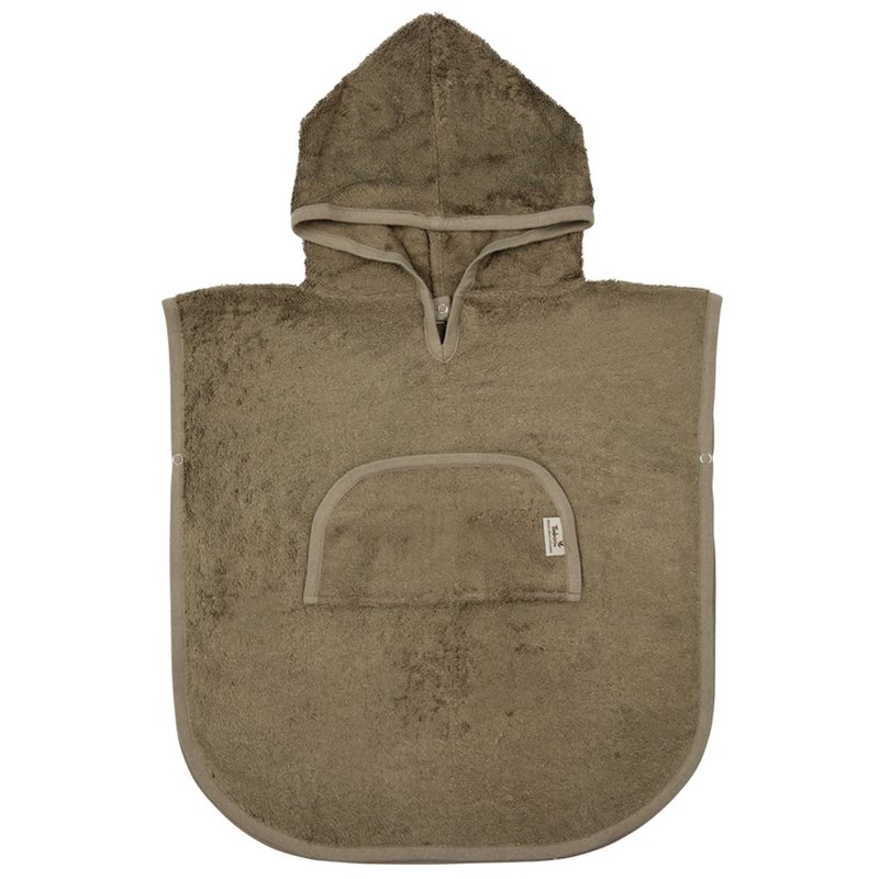 Poncho med V-udskæring