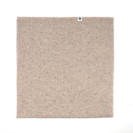 Woll -Babydecke / Kinderdecke / Wickeldecke - Pointelle gestrickt - Merinowol - Knoblauch