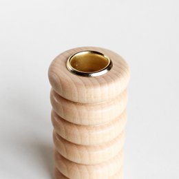 Totem-Kerzenhalter aus Holz - Tall Nº 1