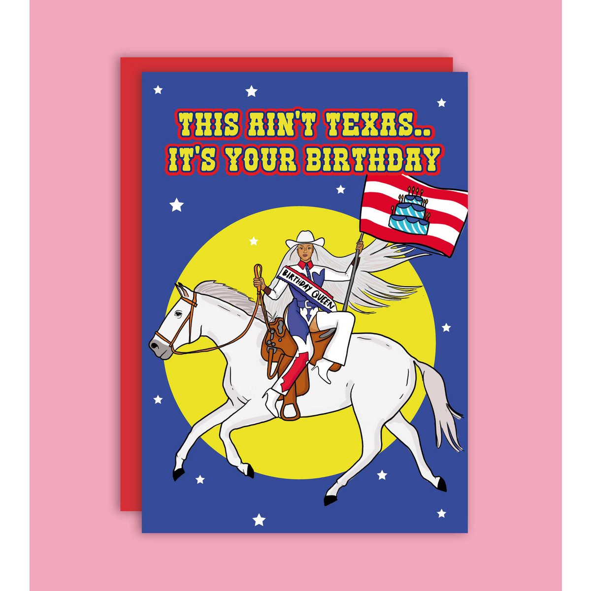 Esto no es el cumpleaños de Texas Beyonce Tarjetas de felicitación