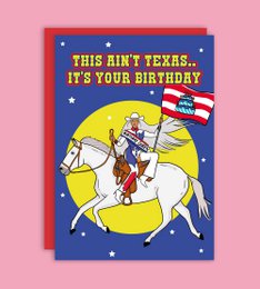 Dette er ikke Texas Beyonce fødselsdagskort