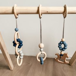 Babygym toys / Play horse - petrol