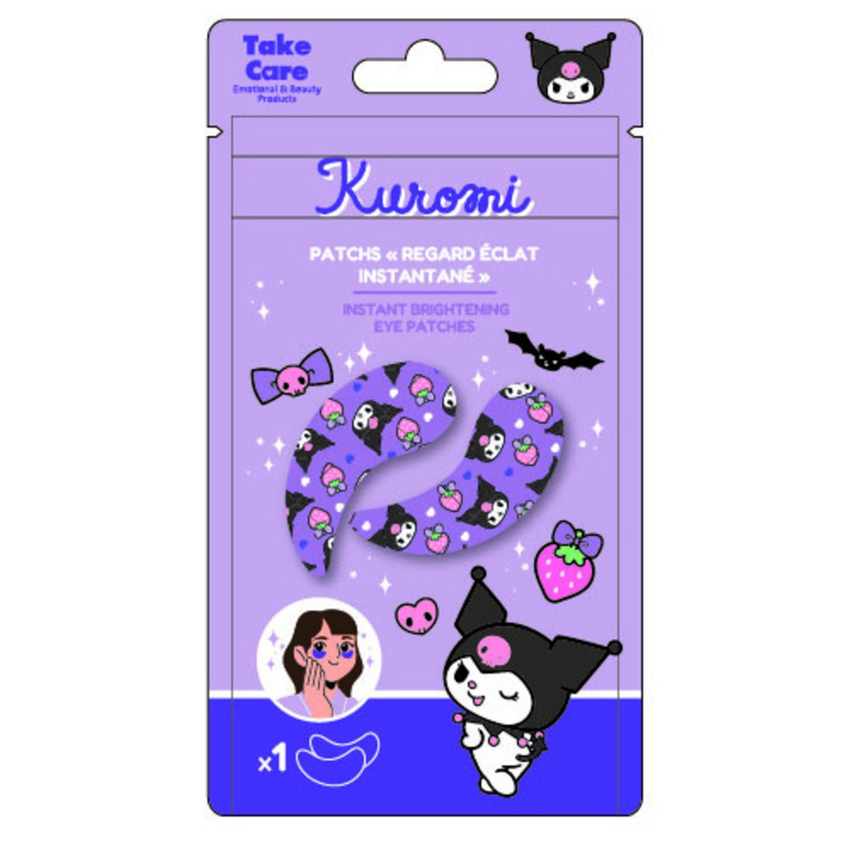 Kuromi Instant Radiance Eye Patches – 3 Pairs