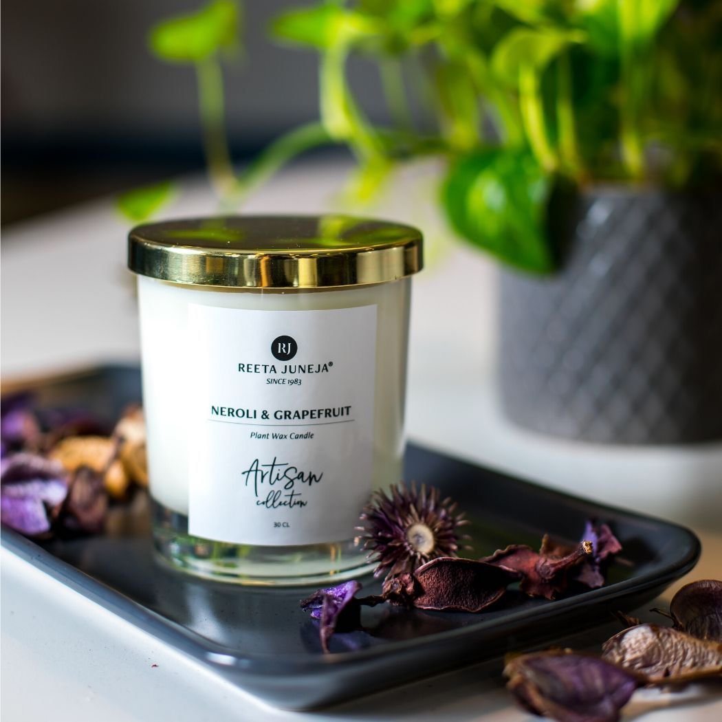 Aromatische HomeNeroli & Grapefruit Luxus Zimmer Kerze & Spray
