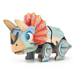 Mieredu - Construction et son de puzzles 3D - Tricératops