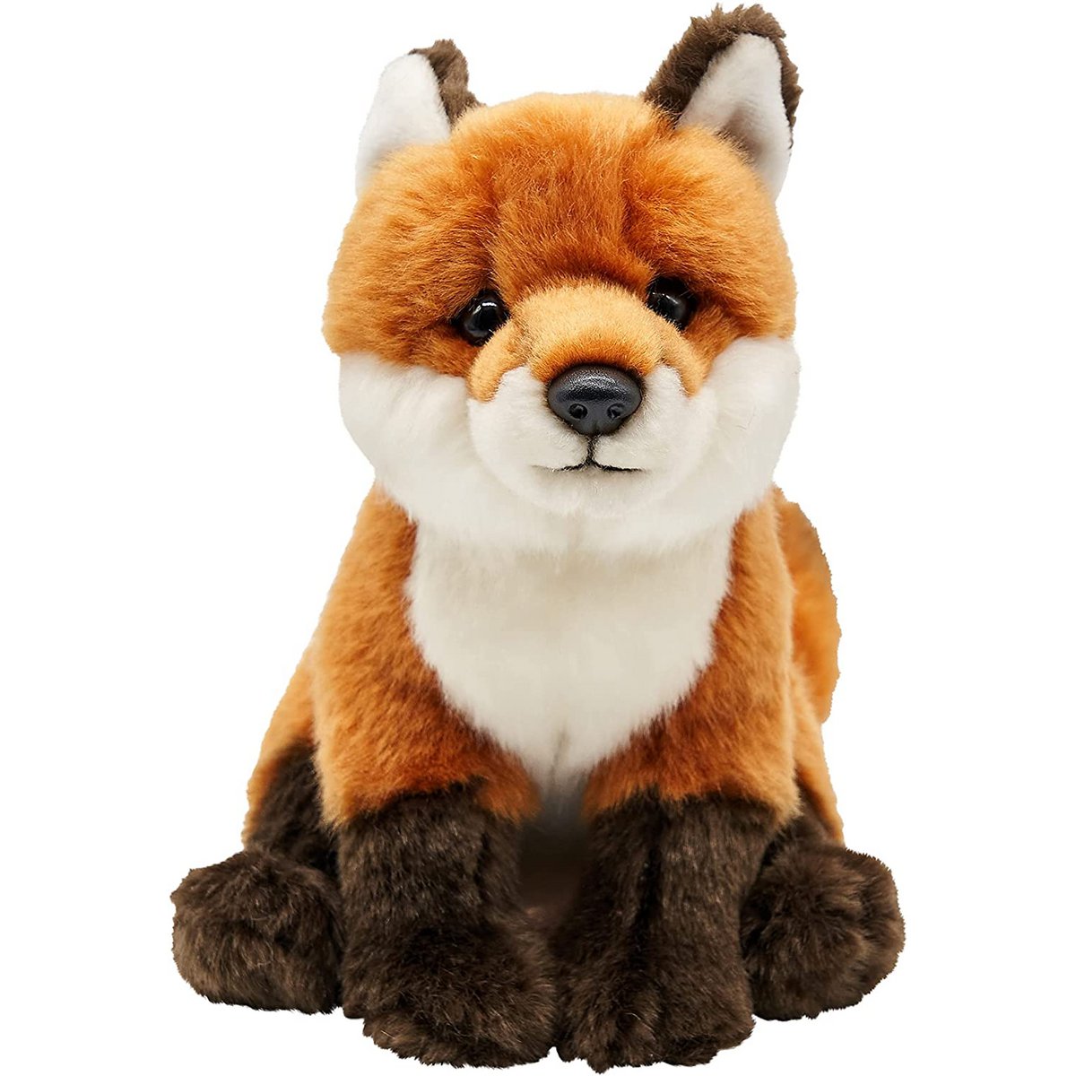 Volpe rossa, seduta - 21 cm (altezza) - volpe, animale della foresta - peluche