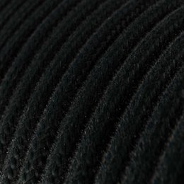 Lámpara colgante de madera de diseño D97cm SUNNY - juego de cables negro